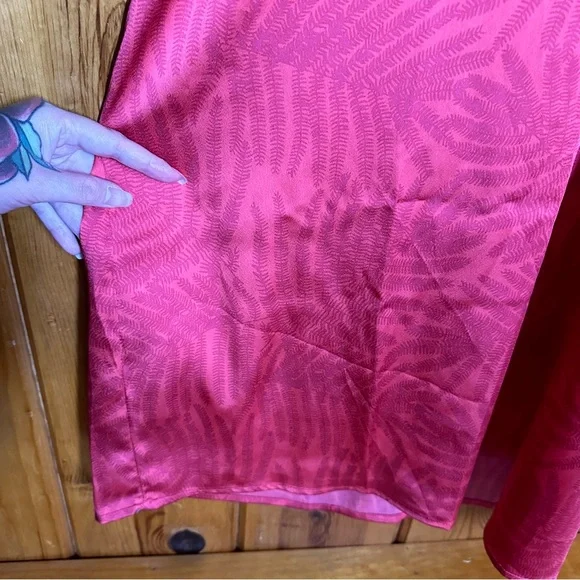 Fe Noel X Target Palm Leaf Contrast Print Kimono Maxi Dress - Picture 6 of 9